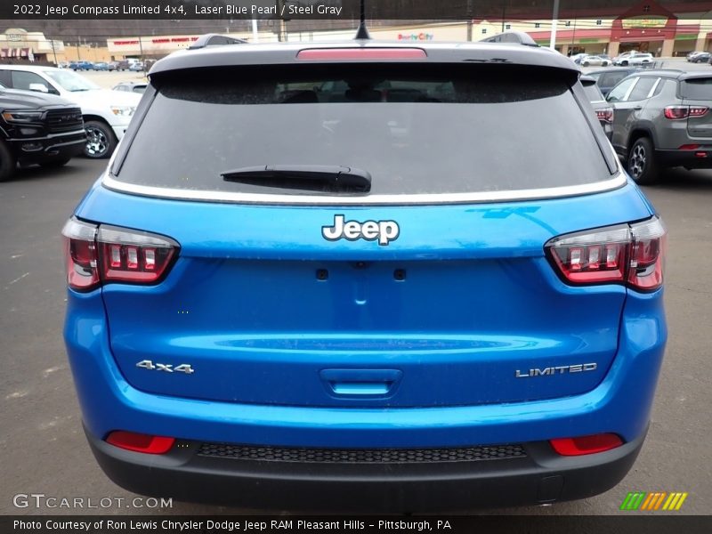 Laser Blue Pearl / Steel Gray 2022 Jeep Compass Limited 4x4