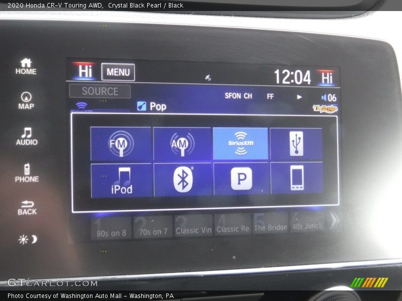 Crystal Black Pearl / Black 2020 Honda CR-V Touring AWD