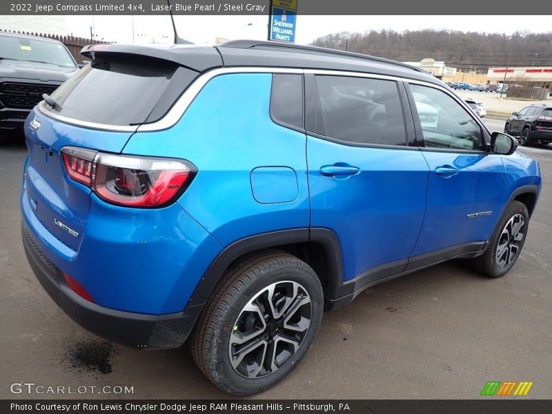 Laser Blue Pearl / Steel Gray 2022 Jeep Compass Limited 4x4