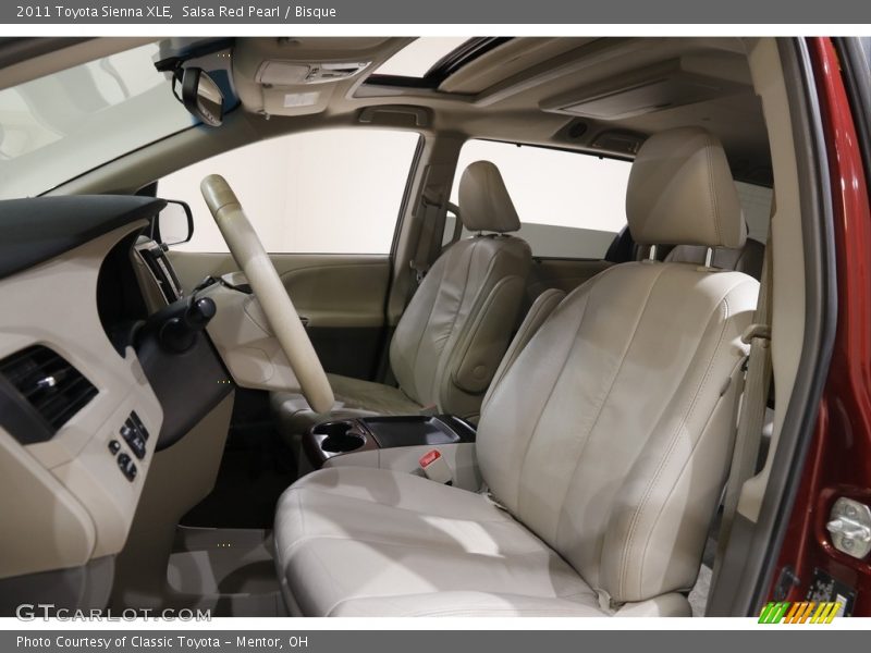 Salsa Red Pearl / Bisque 2011 Toyota Sienna XLE