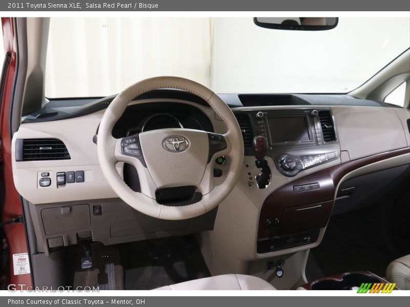 Salsa Red Pearl / Bisque 2011 Toyota Sienna XLE