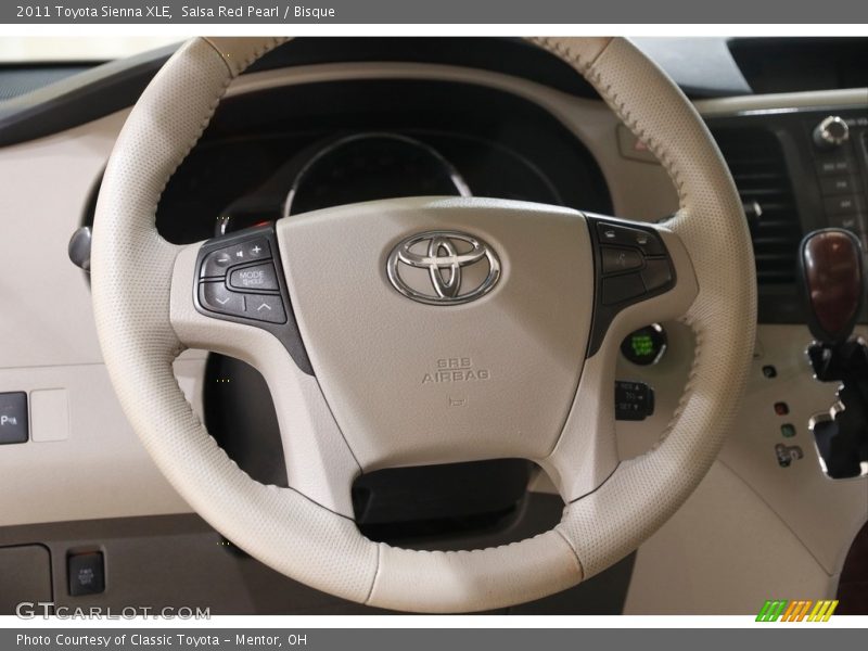 Salsa Red Pearl / Bisque 2011 Toyota Sienna XLE