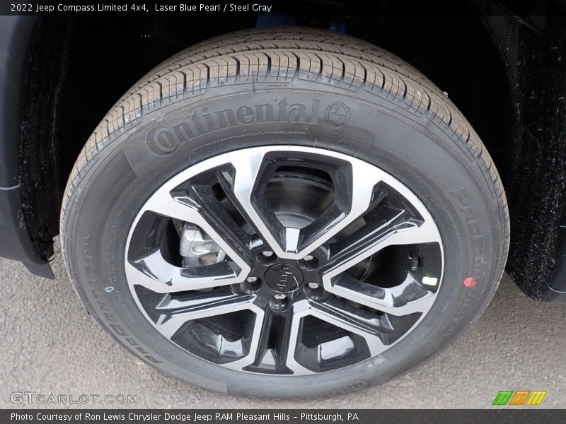 Laser Blue Pearl / Steel Gray 2022 Jeep Compass Limited 4x4