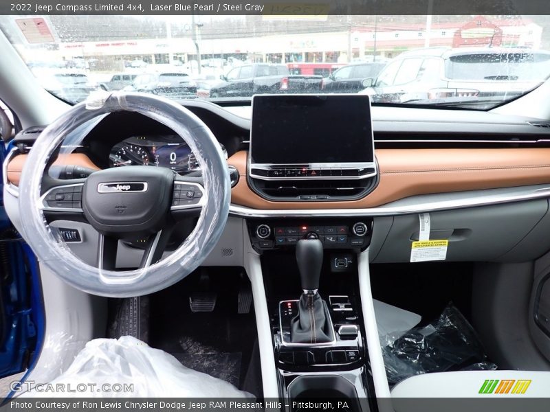 Laser Blue Pearl / Steel Gray 2022 Jeep Compass Limited 4x4