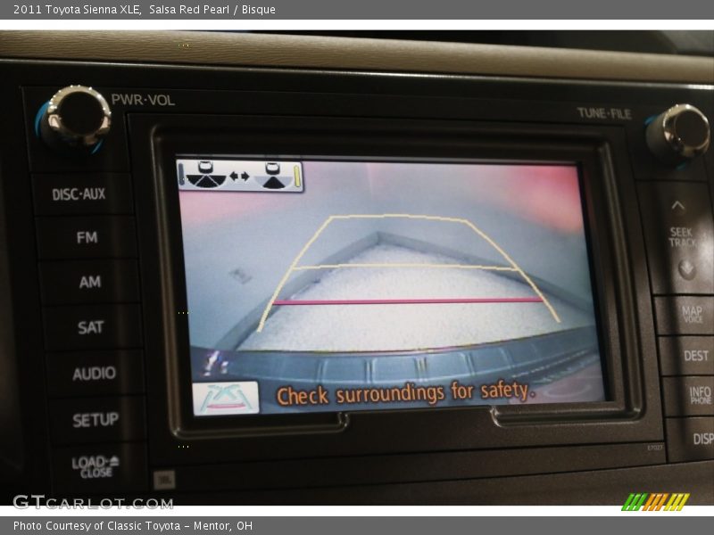 Salsa Red Pearl / Bisque 2011 Toyota Sienna XLE