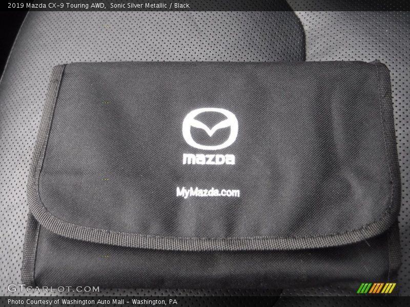 Sonic Silver Metallic / Black 2019 Mazda CX-9 Touring AWD