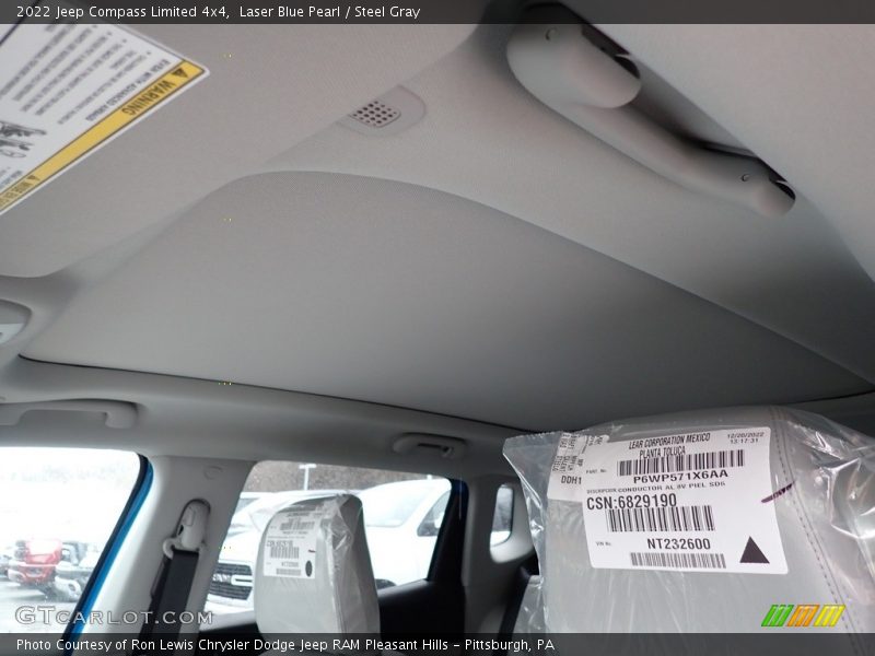 Laser Blue Pearl / Steel Gray 2022 Jeep Compass Limited 4x4