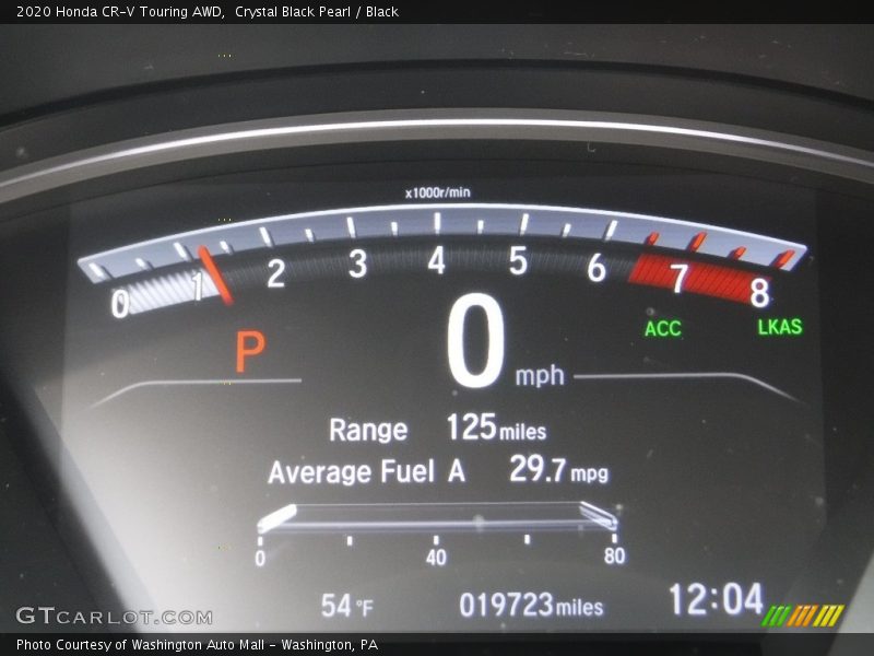 Crystal Black Pearl / Black 2020 Honda CR-V Touring AWD