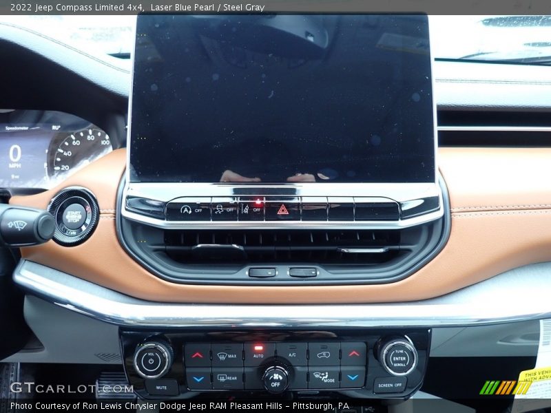 Laser Blue Pearl / Steel Gray 2022 Jeep Compass Limited 4x4