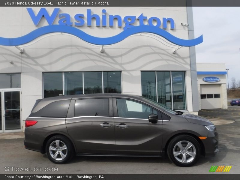 Pacific Pewter Metallic / Mocha 2020 Honda Odyssey EX-L