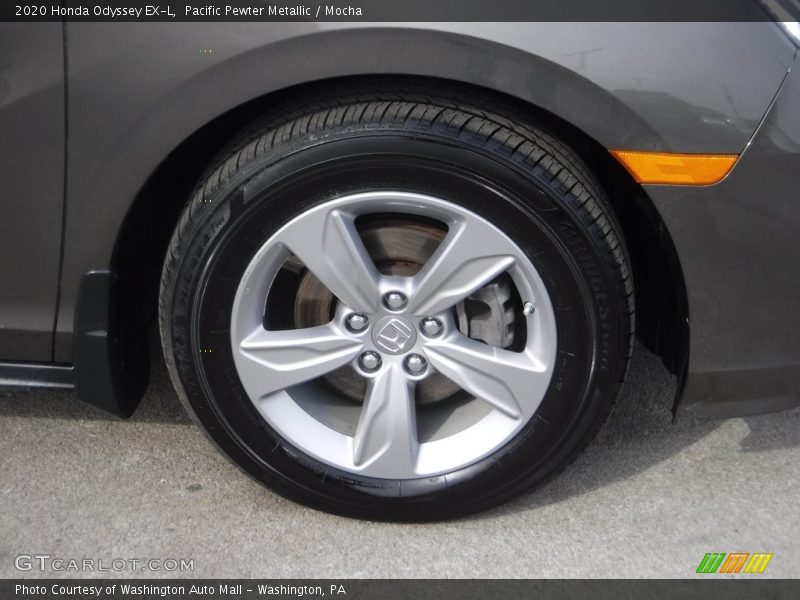 Pacific Pewter Metallic / Mocha 2020 Honda Odyssey EX-L