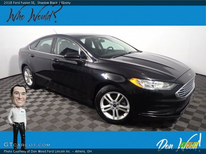 Shadow Black / Ebony 2018 Ford Fusion SE