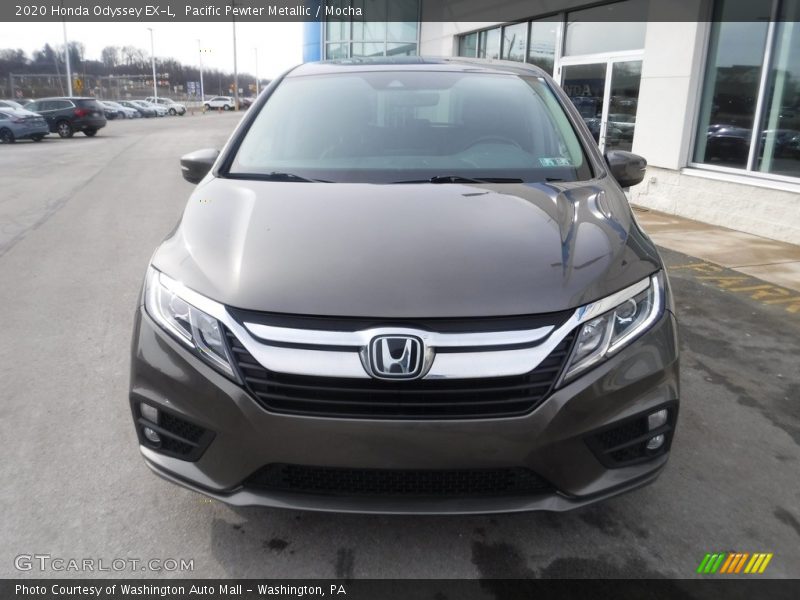 Pacific Pewter Metallic / Mocha 2020 Honda Odyssey EX-L