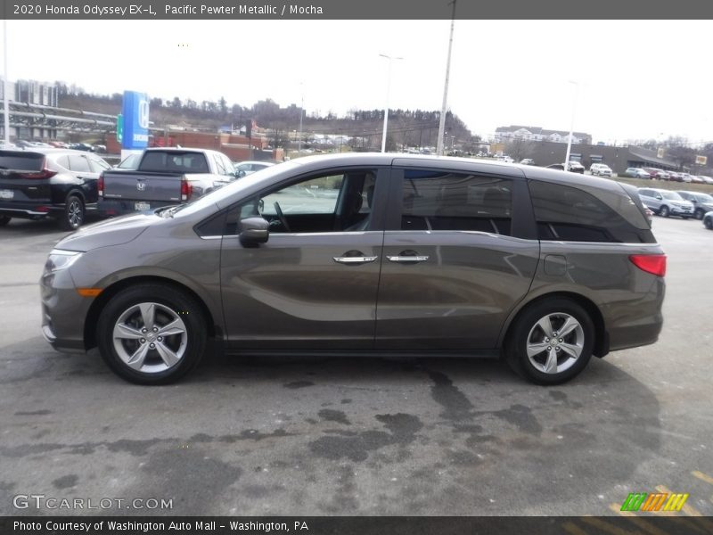 Pacific Pewter Metallic / Mocha 2020 Honda Odyssey EX-L