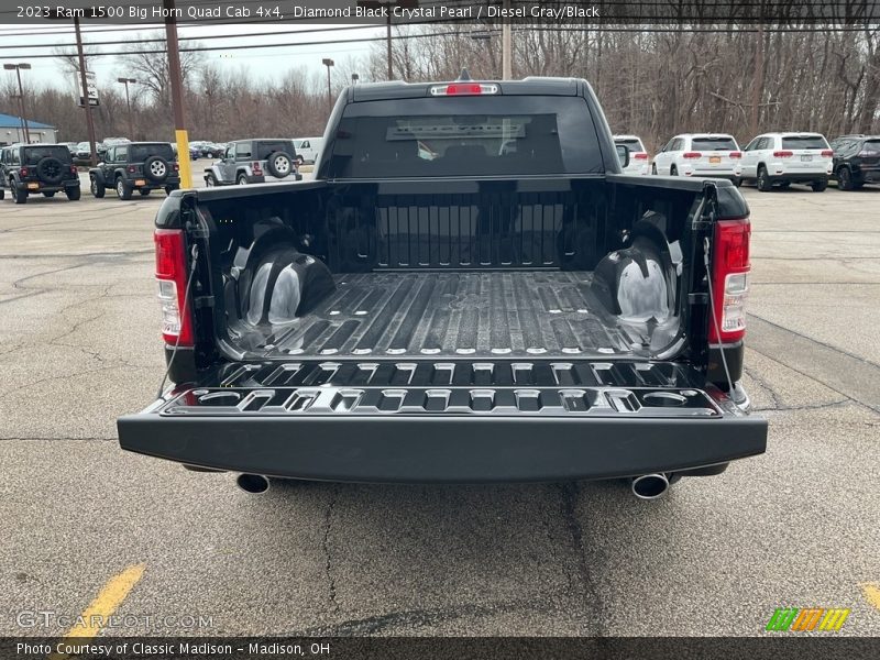 Diamond Black Crystal Pearl / Diesel Gray/Black 2023 Ram 1500 Big Horn Quad Cab 4x4