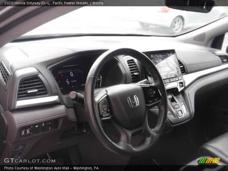 Pacific Pewter Metallic / Mocha 2020 Honda Odyssey EX-L