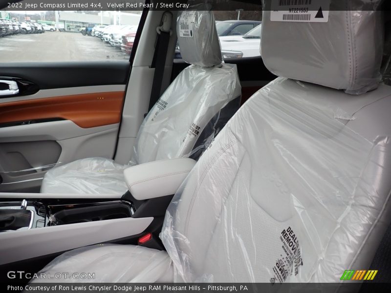 Velvet Red Pearl / Steel Gray 2022 Jeep Compass Limited 4x4