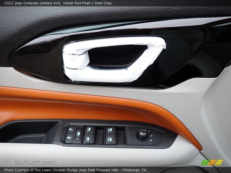 Velvet Red Pearl / Steel Gray 2022 Jeep Compass Limited 4x4