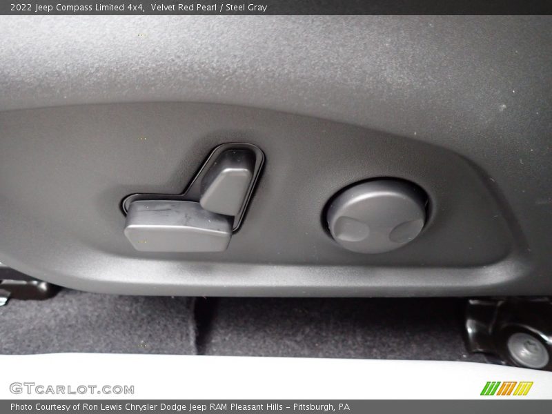 Velvet Red Pearl / Steel Gray 2022 Jeep Compass Limited 4x4