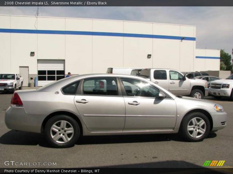 Silverstone Metallic / Ebony Black 2008 Chevrolet Impala LS