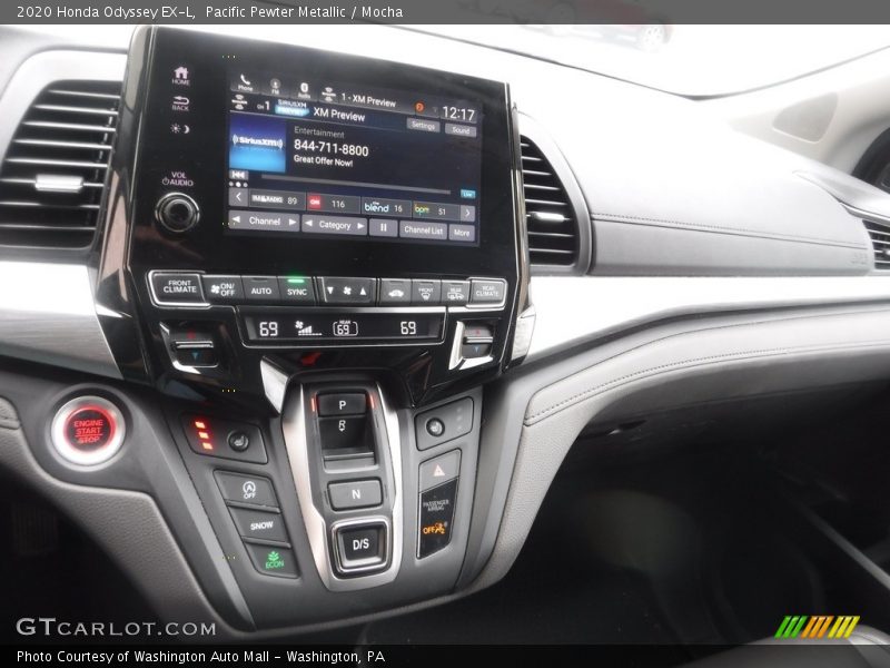 Pacific Pewter Metallic / Mocha 2020 Honda Odyssey EX-L