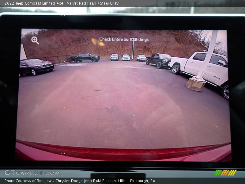 Velvet Red Pearl / Steel Gray 2022 Jeep Compass Limited 4x4