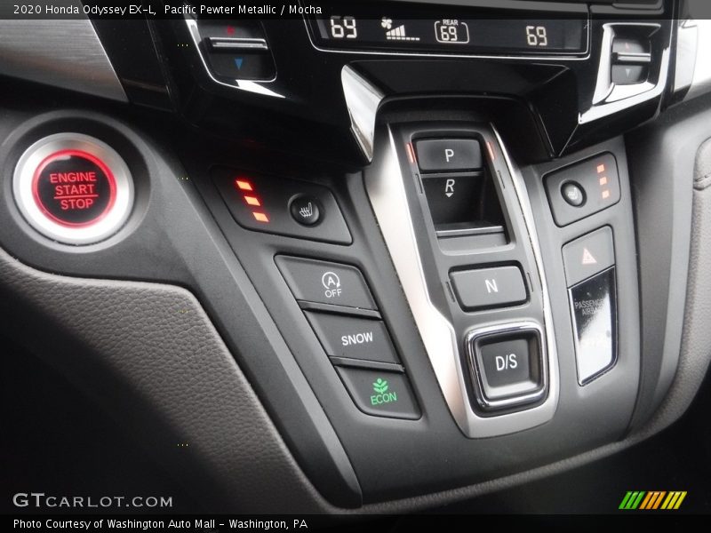 Pacific Pewter Metallic / Mocha 2020 Honda Odyssey EX-L