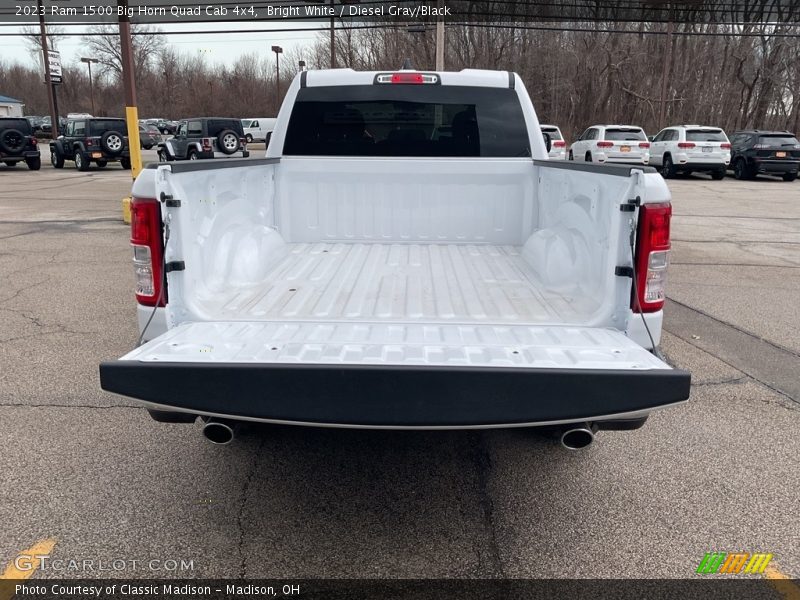 Bright White / Diesel Gray/Black 2023 Ram 1500 Big Horn Quad Cab 4x4