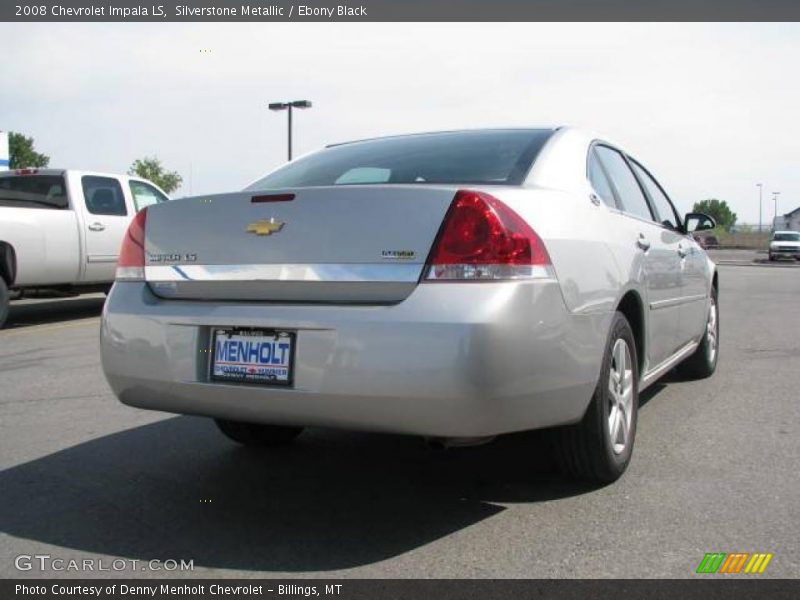 Silverstone Metallic / Ebony Black 2008 Chevrolet Impala LS