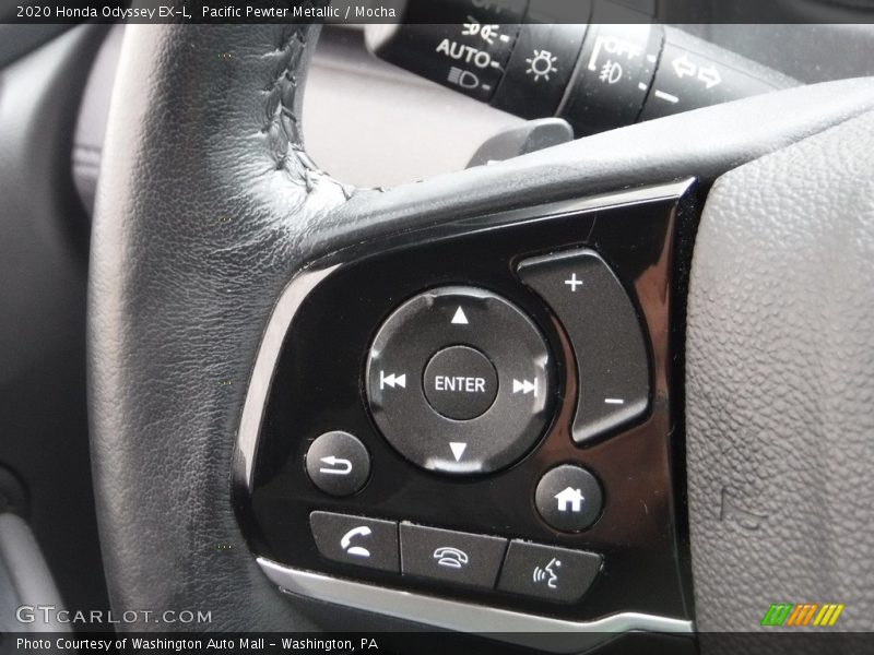 Pacific Pewter Metallic / Mocha 2020 Honda Odyssey EX-L
