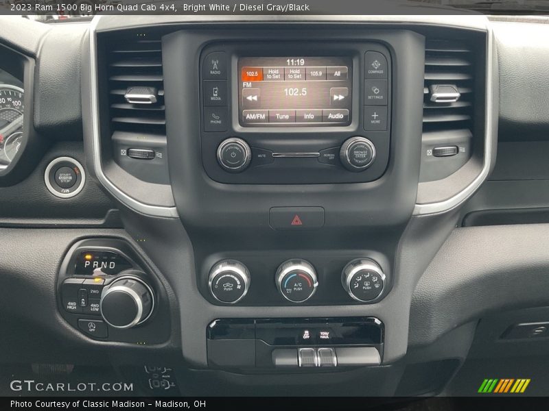 Controls of 2023 1500 Big Horn Quad Cab 4x4
