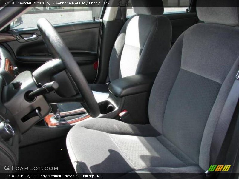 Silverstone Metallic / Ebony Black 2008 Chevrolet Impala LS