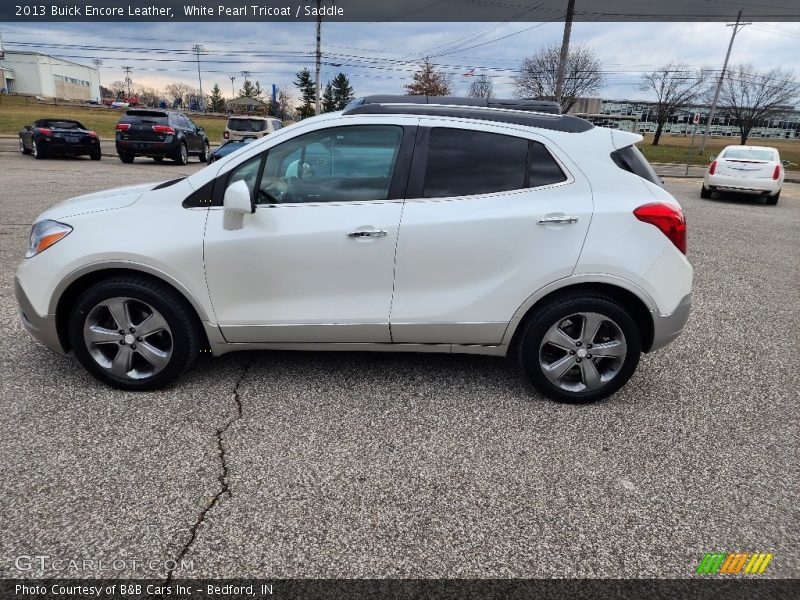 White Pearl Tricoat / Saddle 2013 Buick Encore Leather