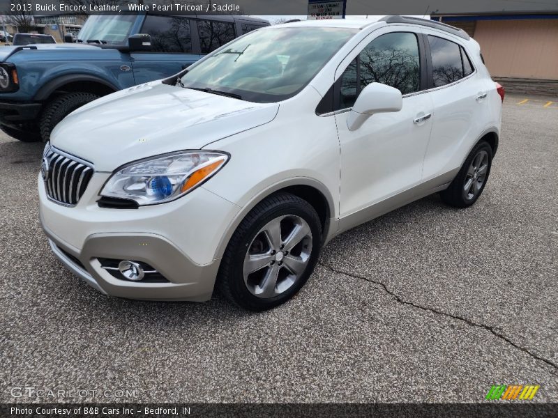 White Pearl Tricoat / Saddle 2013 Buick Encore Leather