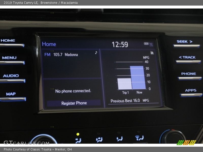 Brownstone / Macadamia 2019 Toyota Camry LE