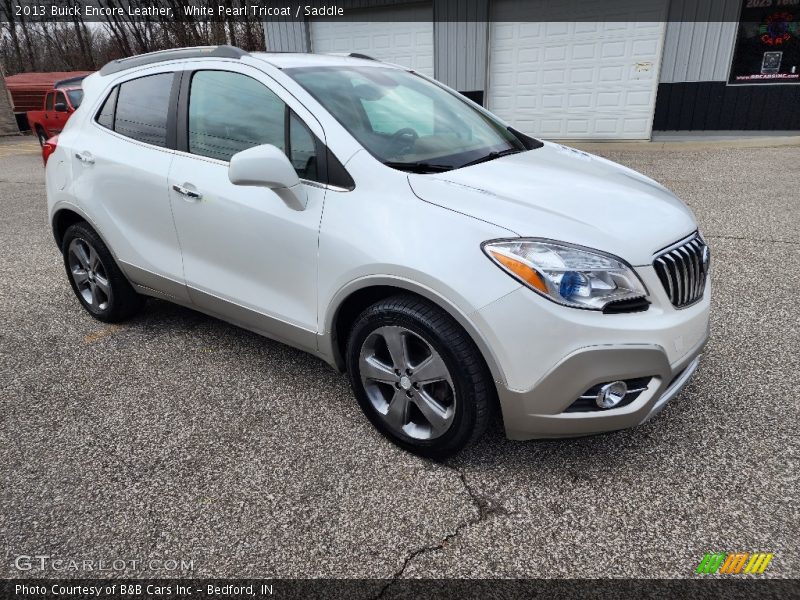 White Pearl Tricoat / Saddle 2013 Buick Encore Leather