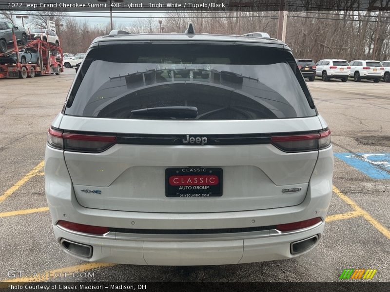 Bright White / Tupelo/Black 2022 Jeep Grand Cherokee Summit 4XE Hybrid