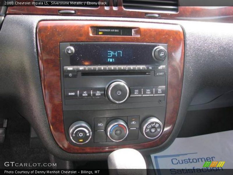 Silverstone Metallic / Ebony Black 2008 Chevrolet Impala LS