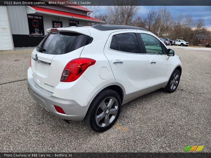 White Pearl Tricoat / Saddle 2013 Buick Encore Leather
