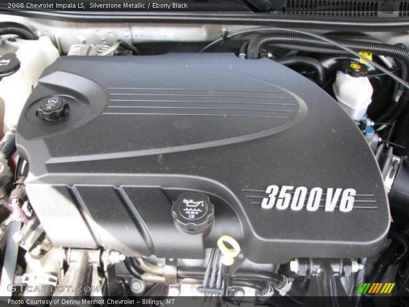 Silverstone Metallic / Ebony Black 2008 Chevrolet Impala LS