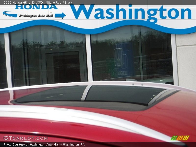 Milano Red / Black 2020 Honda HR-V EX AWD
