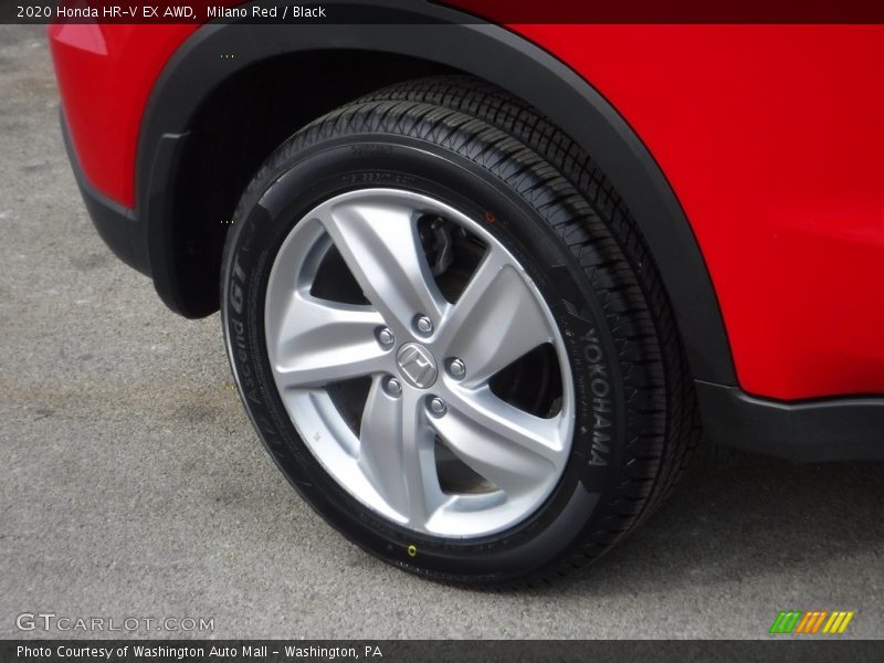 Milano Red / Black 2020 Honda HR-V EX AWD