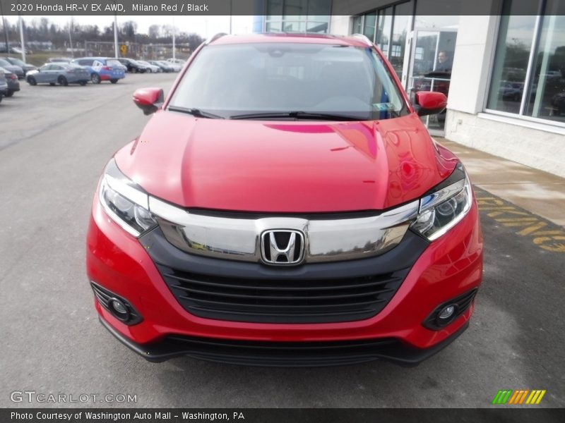 Milano Red / Black 2020 Honda HR-V EX AWD