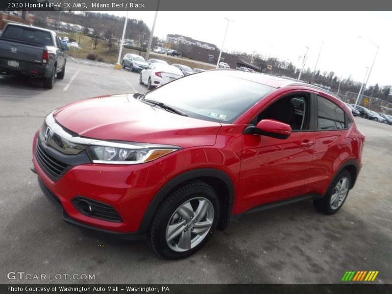 Milano Red / Black 2020 Honda HR-V EX AWD