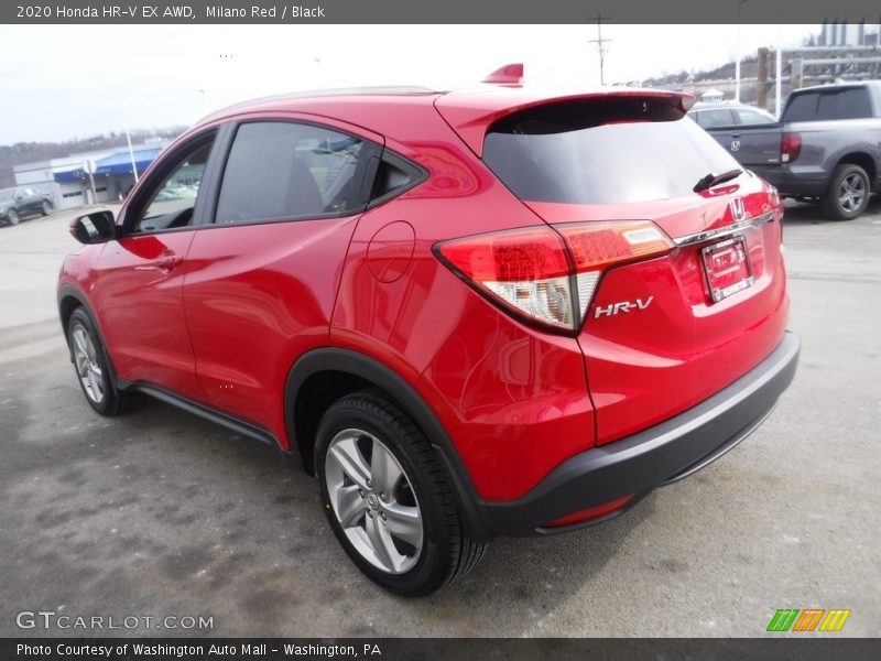 Milano Red / Black 2020 Honda HR-V EX AWD
