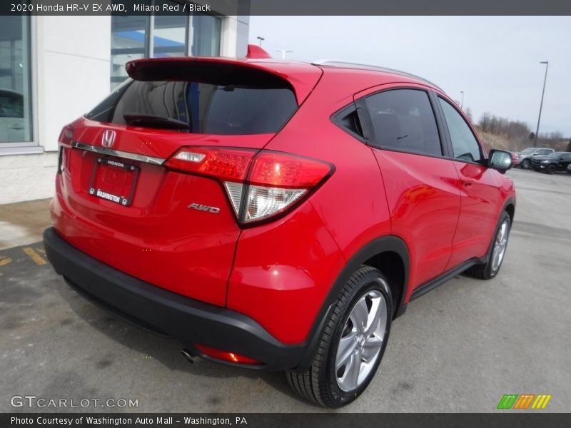 Milano Red / Black 2020 Honda HR-V EX AWD