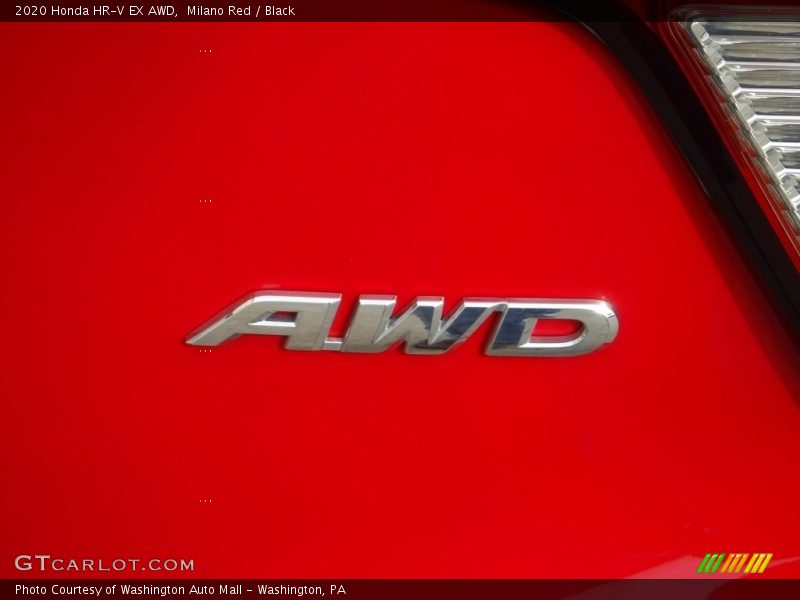 Milano Red / Black 2020 Honda HR-V EX AWD