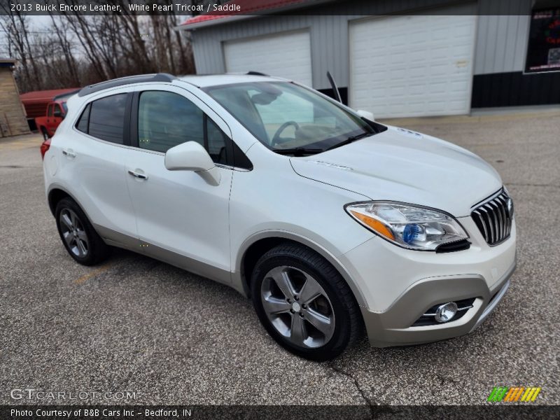 White Pearl Tricoat / Saddle 2013 Buick Encore Leather