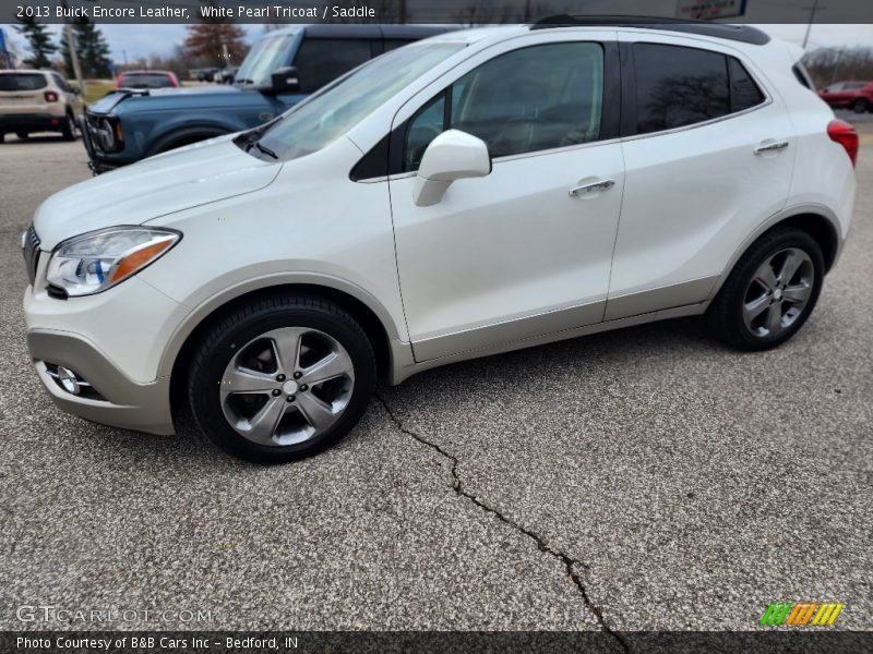 White Pearl Tricoat / Saddle 2013 Buick Encore Leather