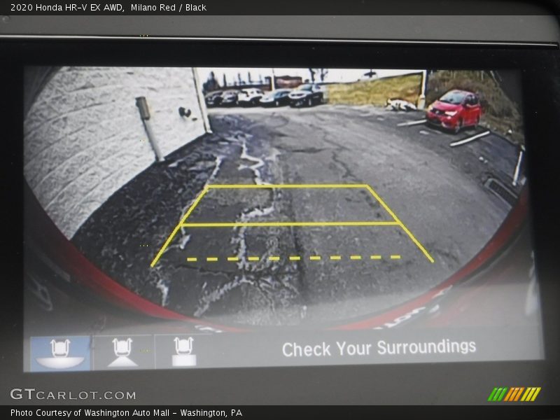Milano Red / Black 2020 Honda HR-V EX AWD